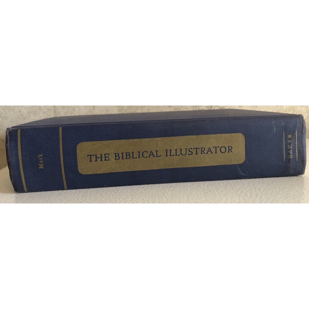The Biblical Illustrator Mark Commentary Book Joseph S Exell 1950s VTG HC